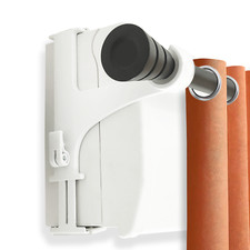 Kit de 2 supports pour tringle à rideaux spécial coffre de volet