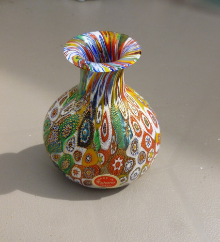 Joli vase murano - vase, millefiori