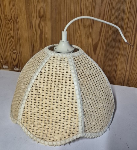 Suspension cloche cannage - cloche,