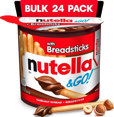 Nutella bulk 24 pack - go!,
