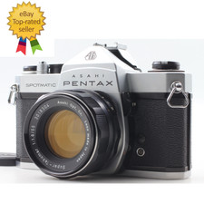 【PRESQUE COMME NEUF】 Appareil photo argentique Pentax Spotmatic SP Super...