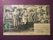 CPA 15 TYPES ET COUTUMES D'AUVERGNE - Bourrée de Brayauds - morceau de partition