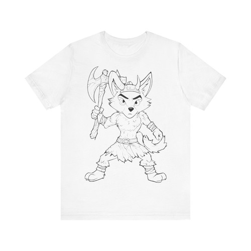 Fierce warrior fox tee - fierce,