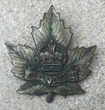 Collar Badge Canada WW1-Variante