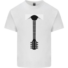 T-Shirt Enfant Guitare Tie Guitarriste Basse Acoustique Drôle