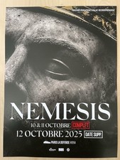 Affiche BOOBA Paris La défense Arèna Concert némésis Version 2