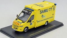 Mercedes-Benz Sprinter WAS SAMU 77 SMUR Jaune Réf. 407 PERFEX 1/43ème