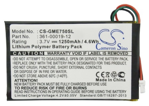 1250mah battery for garmin - battery,
