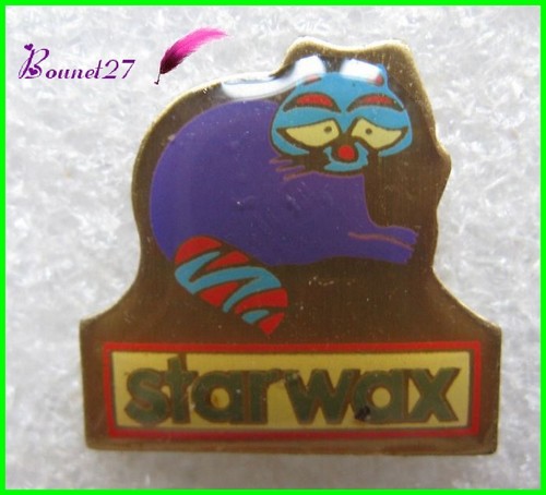 Pin star wax avec animal - star, un