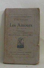 Les amours | De Ronsard P | Etat correct