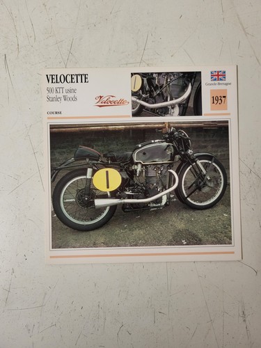 Carte fiche moto édition - carte,