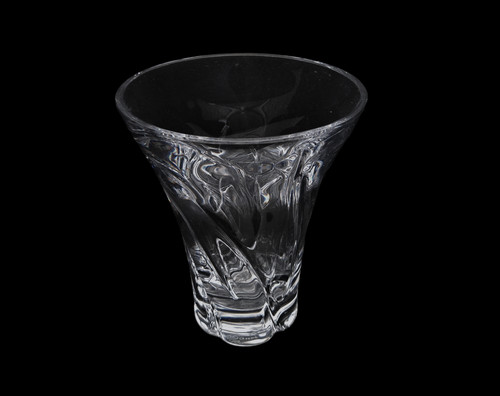 Vase vintage cristal signé - cristal,