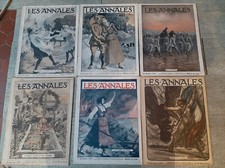 lot 6 revues les annales 1915 alsace en retraite nos morts serbie  guerre ww1