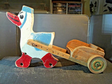 JOUET ANCIEN MOBILE EN BOIS