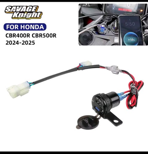 Prise usb moto honda cbr500r - usb,