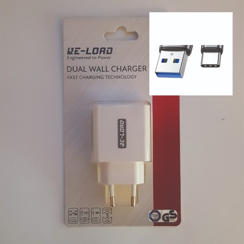 Dual chargeur rapide - rapide, usb