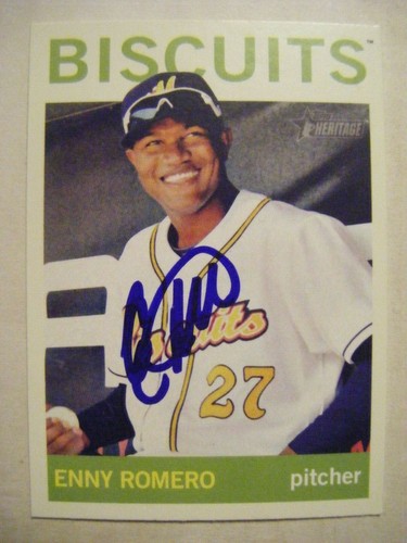 Enny romero signed - signed, royals