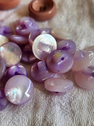 Lot boutons anciens nacre - 6,