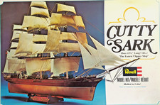 AI545 Vintage Revell (1979) #5401 1:111 "Cutty Sark" Clipper Ship Kit