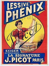 POSTER AFFICHE  Phenix   Lessive