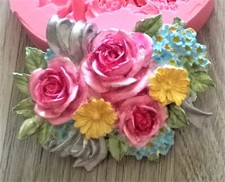 Moule Silicone Bordure Fleur
