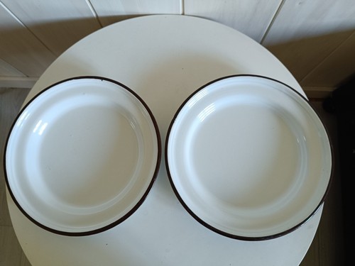 Lot assiettes émaillées - lot,