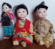 Vintage: lot de 3 poupées japonaises - Japanese Doll CA17