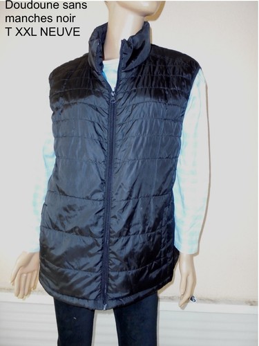 Veste doudoune sans manche - manche, *