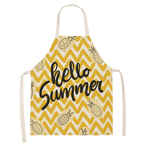 Kitchen apron green plant - kitchen,