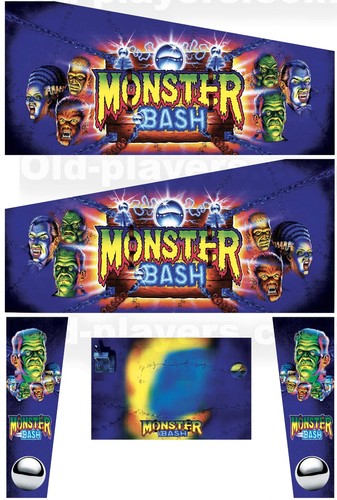 Stickers monster bash non - stickers, (