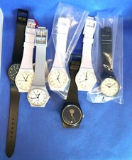 LOT 7 Montres Watch Uhr SWISS WATCH Quartz Made in Suisse Moon Phase For Parts 