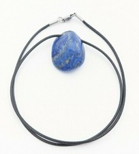 PENDENTIF PIERRE ROULÉE LAPIS