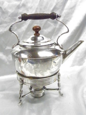 ANCIEN SAMOVAR THEIERE FONTAINE BOUILLOIRE EAU BRULEUR A PETROLE ESSENCE TEA POT