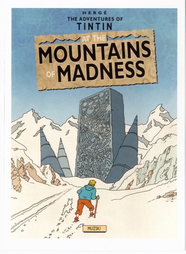 Muzski tintin the mountains - tintin,