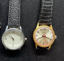 montre De Femme Quartz Et Une Mécanique   Fonctionnelle. Pile Neuve.