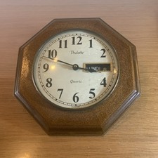 Horloge Vedette Avec Dateur Vintage Fonctionne Ref AD 