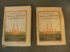 Ancien petit catalogue machines agricoles traction animale années 1920