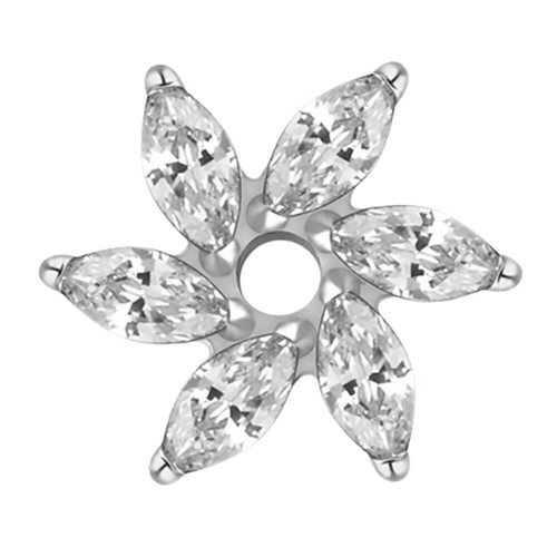 Rosace titane pour tige - , 1.2mm
