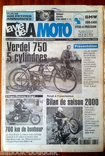LVM - La Vie de la Moto n°279 du 15/10/2000;  Verdel 750/ Trial à l'ancienne