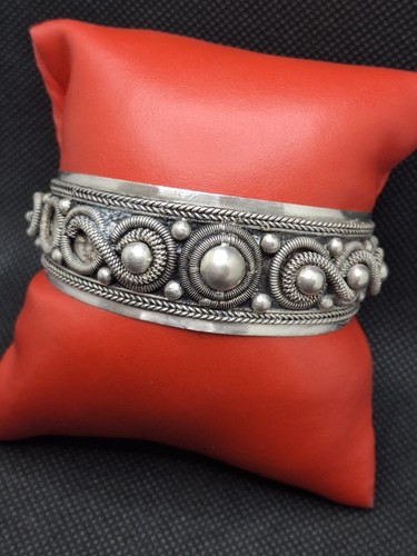 Ancien bracelet manchette - bracelet, en