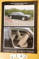 R JANKEL JAGUAR DAIMLER XJ40 COUPE CONVERSION Prospectus GB 2 pages 1988
