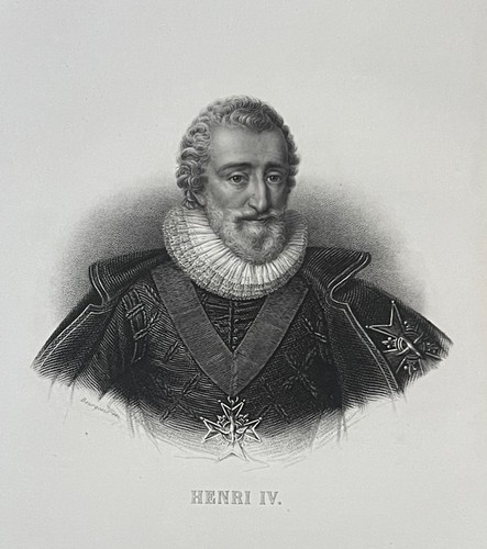 Henri roi france gravure - de,
