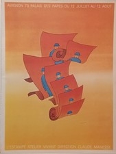 Reproduction affiche de Folon