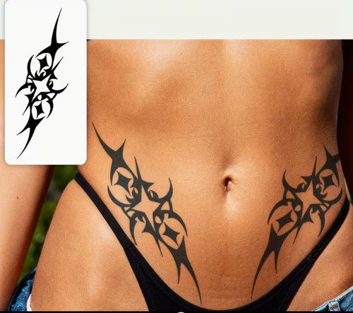 Tatouage temporaire étoiles - temporaire,