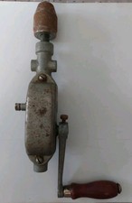 Ancienne Perceuse à Main Chignole Outil Ancien du Bois