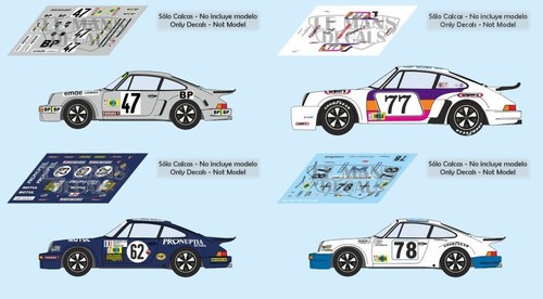 Décal porsche 911 carrera rsr - décal,