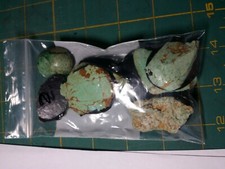 Turquoise Rough Preform Backed