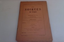 APOLLINAIRE CENDRARS  BRAQUE JARRY LES SOIRÉES DE PARIS N°23 Avril 1914 RARE
