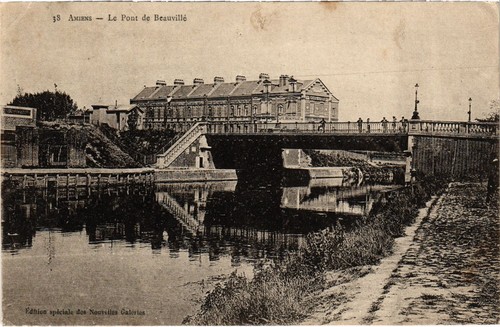 Cpa amiens pont beauville - de,