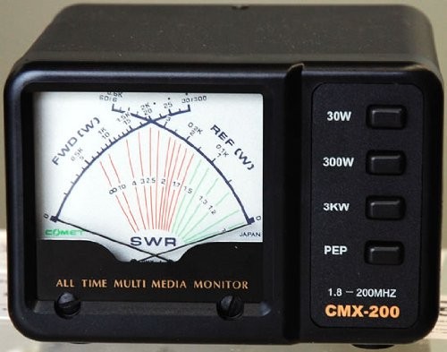 Comet cmx 200 swr power - power, meter
